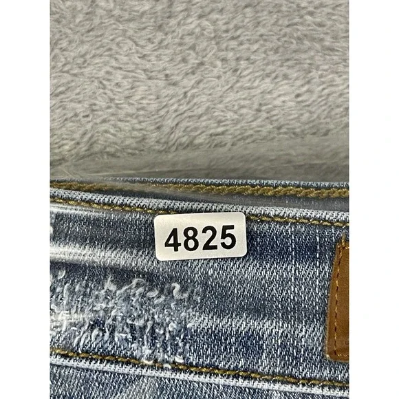 Judy Blue Jeans Womens 15/32 Blue Medium Wash Skinny Mid Rise Leopard Patches - Picture 11 of 11